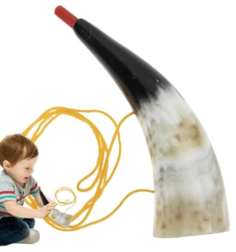 Bull Horn Trompete, tragbares Horn für den Außenbereich - Bullhorn-Trompetenspielzeug für Kinder | Good Touch Outdoor-Spielset für Künstler, Blasinstrumenten-Lernende, Kinder, Musikliebhaber