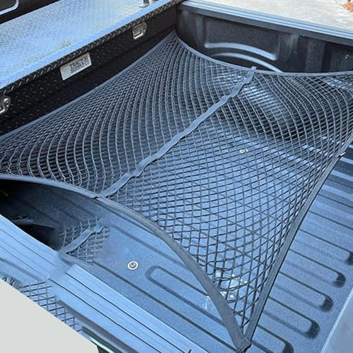 ROEOWENE Red de Carga Elástica 1.2mx1.2m Grande Red para Remolques Malla Red Maletero de Coche con 6 Ganchos Red de Equipaje Organizador de Coche Maletero Almacenamiento Fija para SUV,Carro