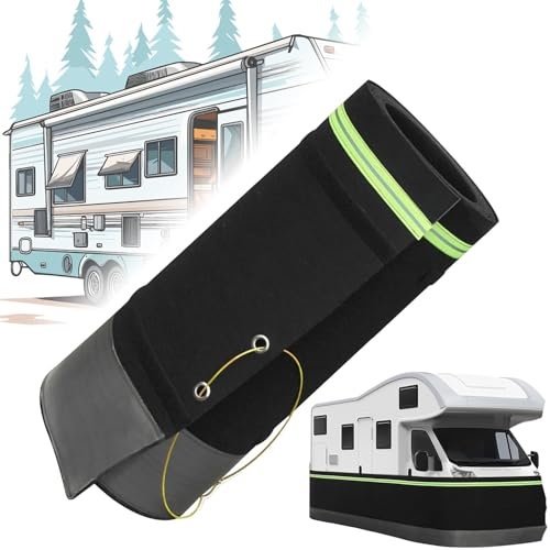 Wohnmobil-Winter-Sockelleiste, einfache Installation, Wohnmobil-Sockelleiste for den Winter, die unteren Wohnmobil-Abdeckungen, praktische Aufbewahrung von Wohnmobil-Radabdeckungen,88,9 cm hoch(28m/92