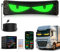 2X Yeux LED pour Camion et Voiture, Lampes Devil Eyes pour Auto, Affichage LED Flexible et Programmable, Écran Défilant Personnalisé pour Publicité et Signalisation (1pièce 35x10cm)