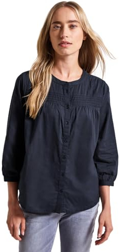 Street One Damen Baumwollbluse mit Details