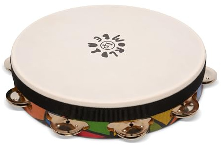 LP WORLD BEAT 10 TAMBOURINE (SINGLE ROW WITH HEAD) LP7023