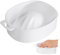 Healvian 1 Pieza Tazón Rectangular para Cuidado de Uñas Recipiente de Manicura para Tratamientos y Remoción de Uñas Postizas Profesional y Casa Color Blanco
