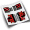 Gabel Aufkleber Fox 32 Performance Series WP251 ROT O32