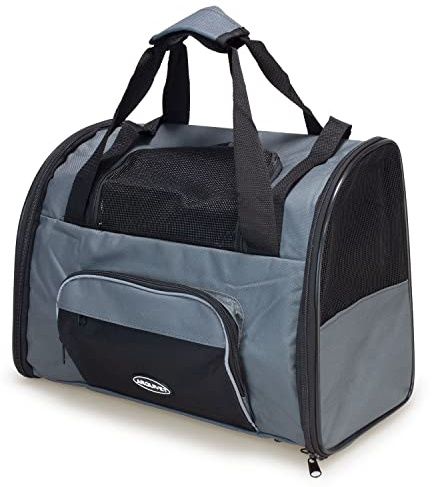 Arquivet Luxury Rucksack für Hunde und Katzen – 3 Öffnungen – 41 x 21 x 30 cm – Transporttasche für kleine Tiere oder Nager – Zubehör und Taschen für Haustiere