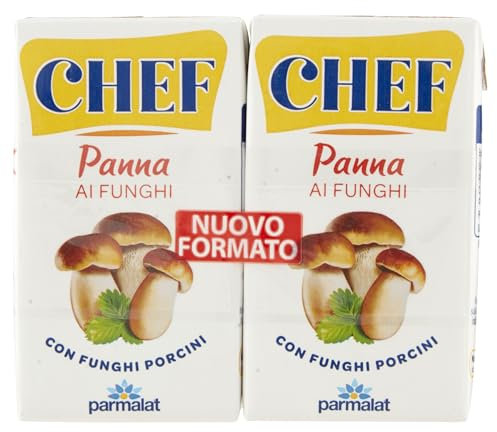 Chef Panna ai Funghi Porcini, 2x125 ml
