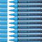 Schneider Maxx 245 Glasboardmarker / Whiteboard Marker (für Glasflächen, trocken abwischbar) 10er Packung blau