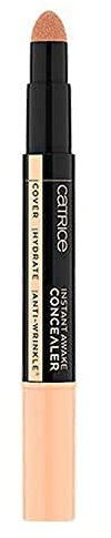 CATRICE Instant Awake Concealer, Abdeckstift, Nr. 010 Cool Beige, nude, für Mischhaut, Anti-Aging, aufhellend, pflegend, glättend, langanhaltend, natürlich, vegan, ölfrei, ohne Parfüm (1,8ml)