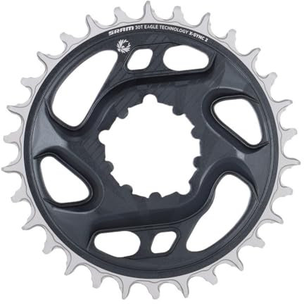 SRAM Kettenblatt X-Sync 2 Eagle DM 30Z,alu,6mm Offset,11.6218.046.001, grau