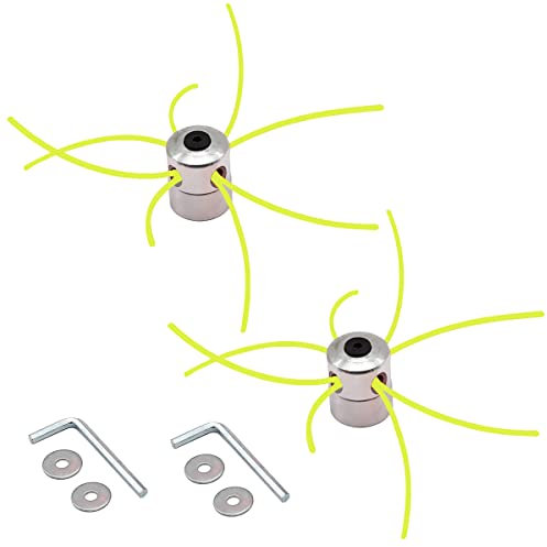 Hapivida Cabezal Desbrozadora Universal Cortacésped de Aluminio de La Hierba Línea de Nylon Bobina de Jardín Strimmer Cortacéspedes Apropiado