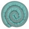ULLENBOOM ® Baby Kuschelschlange 300 cm in Salbeigrün (Made in EU) - Kuschelschnecke in vielen Farben und Größen, Bezug: 100% ÖkoTex Baumwolle, Nackenrolle, Motiv: Waffelpique