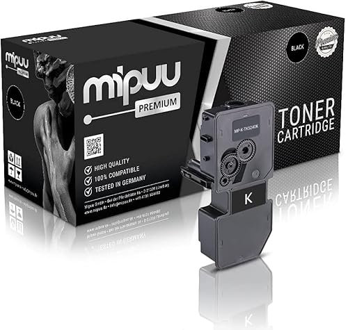 Mipuu Toner kompatibel zu Kyocera TK-5240K Black für Kyocera Ecosys M5526 Ecosys M5526CDN Ecosys M5526CDW Ecosys P5026 Ecosys P5026CDN Ecosys P5026CDW Ecosys P5526 Ecosys P5526CDW