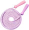 OTraki Verstellbare Springseile Kinder, Schwung for 5M Lange Holzgriff Skipping Rope Kids Baumwollseil Gruppen Seil für Jungen Mädchen Erwachsene Seilspringen Fitness Training Spiel