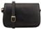 Lloyd Baker AMRITSAR Umhängetasche aus echtem Leder, weiche Schulterhandtasche mit verstellbarem Riemen, kompakte Größe mit mehreren Fächern, Schwarz , One Size