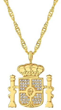 Spanien Wappen Kette | Damen - Gold