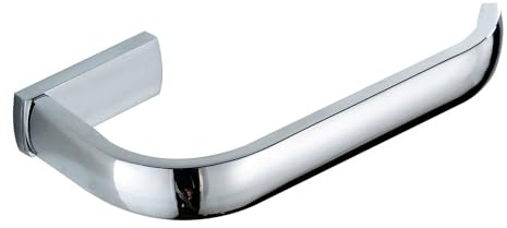 Celbon Antique Brass Toilet Roll Holder Bathroom Toilet Loo Roll Holder Wall Mounted Toilet Paper Holder for Bathroom Kitchen Toilet (Chrome)