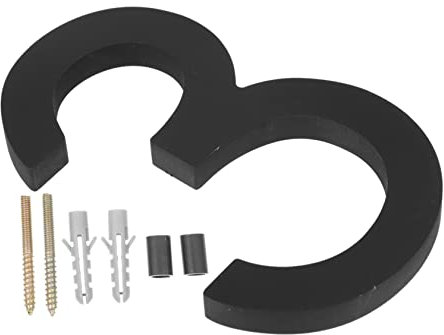 jojofuny Address Number Sign Door Numbers for House and Apartment Creative Visibility Labels for Mailbox and Garden Install Horizontally Vertically for Custom Style