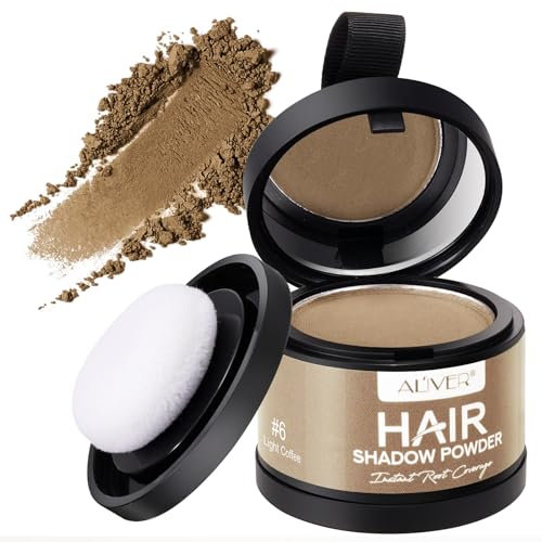 Streuhaar Kaffee Braun, 4g Ansatzpuder Haarverdicker Haar Concealer zur Haarverdichtung für Frauen und Männer, Wind- & Wasserfest zum Ansatz kaschieren (Kaffee)