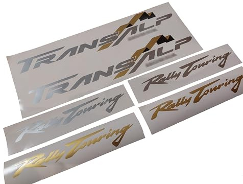 Calcomanías para Transalp 650/600 – Compatible con Rally Touring Gold – Motocicleta – Bicicleta – Kit de pegatinas