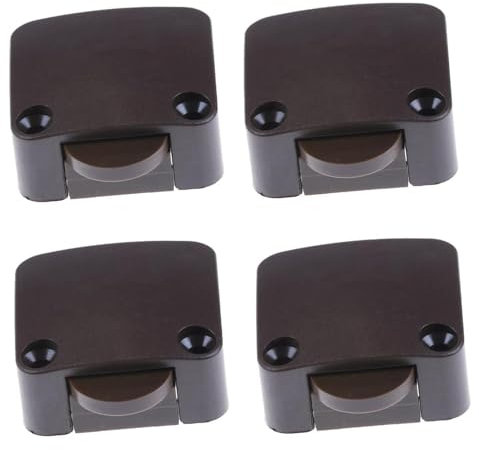 foxwork 4x contatto porta interruttore armadio interruttore contatto interruttore 2A 250V interruttore petto interruttore porta per mobili porta mobili interruttore pulsante interruttore luce | marro