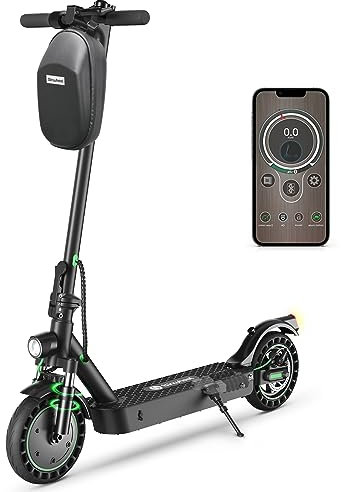 Trottinette Électrique, 10 Trottinette Électrique Adulte Autonomie 40km, 4 Modes de Vitesse, Moteur 500W, Batterie 10.4AH, Max 120kg, Trottinette Électrique Urbaine avec APP