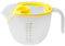 Filter Measuring Cup - Liquid Measuring Jug | 1L Cooking Baking Jug | PP Measure Liquid Jug with Handle & Scale, High Capacity Egg Beater Bowl Baking Bowl, Egg Whisking Bowl for Kitchen