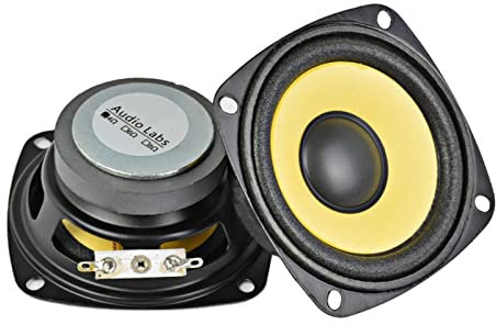 RZQMPV 2Pcs 3 Inch Audio Portable Speakers Full Range 4 Ohm 10 W Sound Amplifier Speaker Multimedia Loudspeaker DIY Home Theater Bookshelf speaker