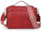 Gladdon Umhängetasche Damen, Schultertasche mit Reißverschluss, Crossbody Bag, Leder handtasche klein, Breite Schultergurte Jacquard-Gewebe