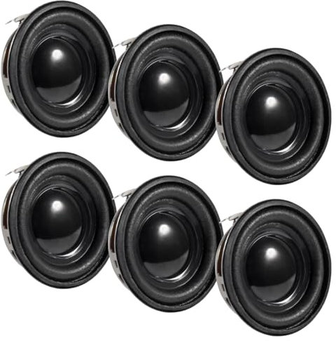 AITRIP 6PCS 1.5 4ohm 3W Audio Speaker Stereo Woofer Loudspeaker for Arduino and DIY Speaker