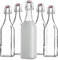 KADAX Milchflaschen mit Bügelverschluss, 1 Liter, 5 Stück, leere Glasflaschen für Milch, 1000ml Bügelflaschen, 1L Flaschen zum Befüllen, Milchflasche
