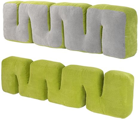 Dehnbar Kopfteil Bett 140cm bis 180cm, Doppelseitig Rückenkissen Bett für Jugendzimmer Bettschlange für Baby, Niedlich Bett Kopfteil Polster