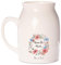 Pot à Lait en Céramique 450 ml Personnalisé - Bonne Fête Mamie avec Couronne de Fleurs - Pot à Lait ou Petit Vase - Cadeau Unique pour Mamie