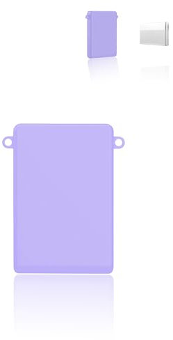 Schutzhülle für Xiaomi Mi tragbaren Fotodrucker 1S, hautfreundliche, weiche Silikonhülle für Xiaomi tragbaren Fotodrucker (Lila)