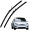 HERTC Auto Scheibenwischer Für Tesla Model X 2016-2018 700mm+450mm, Front Wischerblätter Streifenfreie Reinigung Leiser Betrieb Einfache Montage