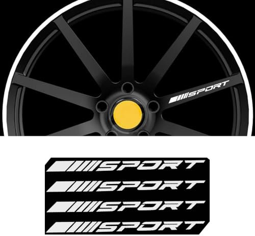 bairuibin Auto Felgen Aufkleber Set für BMW Z3 1995-2002 E36/7-E36/8,Rad Sticker Sport Design,Felgen Dekoration Styling,Auto Felgen Styling Sticker,Felgen Rand Dekoration,B