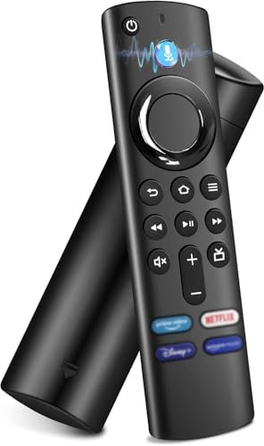 Ersatz-Sprachfernbedienung (3. Gen) mit Sprachfunktion für Smart TV (2nd Gen/3rd Gen/Lite/HD), für Smart TV Cube(2nd Gen/3rd Gen), Mit Lautstärketasten, EIN/Aus-Taste