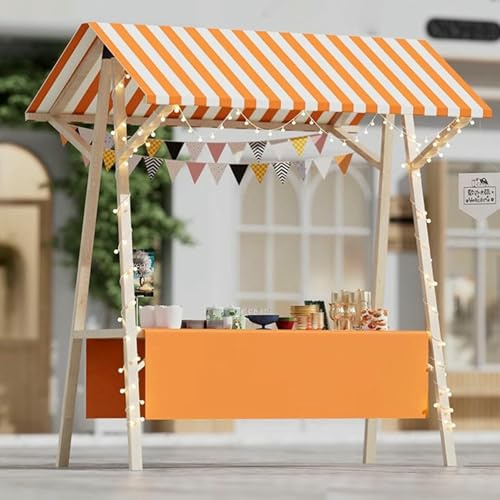 Faltbarer Verkaufsstand mit Allwetter-Markise für Street Food und Konzessionsverkauf