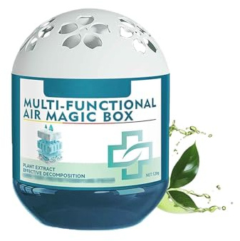 Magic Box zur Staubentfernung in Innenräumen, automatische Staubsammlung, multifunktionale Air Magic Box, Pflanzenextraktformel, langanhaltende Frische für Haustierbereiche, Zuhause (1pc)