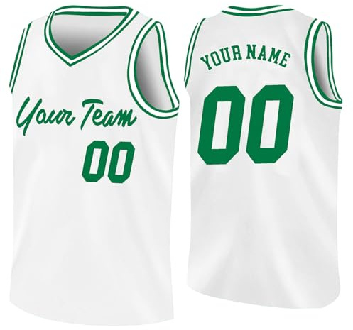 Personalisierte Basketball Trikot Shirt Herren Damen Kinder Basketball Jersey mit Name Nummer Teamname Jungen Männer Personalisierte Basketball Shirt