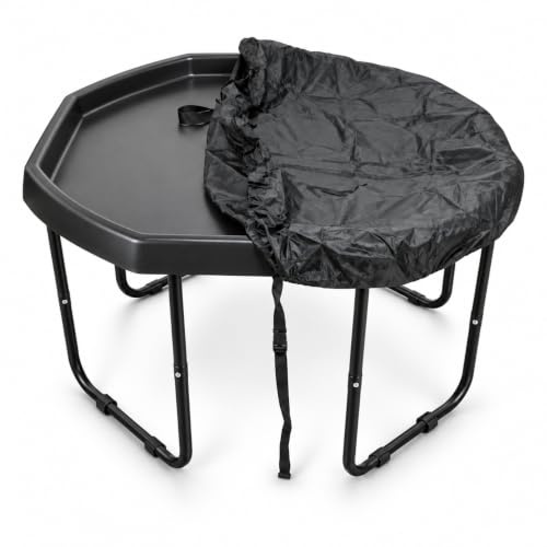 Plushé Haven 100cm Tuff Tray with Adjustable Stand & Waterproof Cover – Large Sensory Play Tray Table for Kids – Activity Table for Sand, Water & Messy Play – Height Adjustable 45/55/65cm