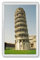 AWS Magnet PVC Hartschale Turm von Pisa Italien Italy Souvenir Magnet Fridge Magnet Magnet für Kühlschrank aus hartem Kunststoff mit Bild Foto Monument Tower Of Pisa Turm Anhänger