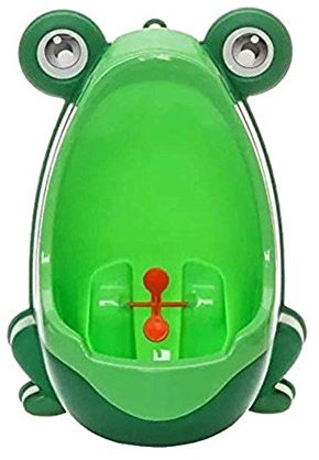 TuDu Urinoir pour bébé - En forme de grenouille - Parfait pour aider les mamans qui apprennent à leur enfant à aller aux toilettes - Pour salle de bain - Vert