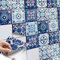 CREATISTO Fliesenaufkleber Fliesenfolie Mosaikfliesen - Hochwertige Aufkleber Sticker für Fliesen I Klebefliesen Deko Folien für Fliesen in Küche u. Bad/Badezimmer (10x10 cm I 27 -Teilig)