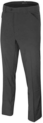 Island GREEN Mens Golf IGPNT1900 Stretch Tapered Trousers - Charcoal - 42R