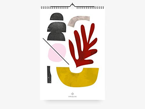 Wandkalender - SCANDI - A3 - typealive - perfekt als Geschenk zu Weihnachten oder Geburtstag