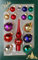 Krebs Glas Lauscha – Mini Deko Set 16 teilig – Glasschmuck Kugeln + Spitze – Weihnachten Baumschmuck Weihnachtsbaumschmuck Christbaumschmuck – Multicolor