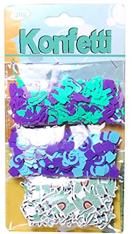 Schnooridoo Kindergeburtstag Party Zubehör 19 Sorten Konfetti Luftschlangen Ballons Banner Servietten (Konfetti Lama, 3-tlg., 28g)