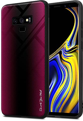 Cadorabo Hülle kompatibel mit Samsung Galaxy Note 9 Schutzhülle TPU Silikon Case Glas Slim Kratzfest Weiche Gummi mit Rundumschutz Case Hülle für Galaxy Note 9 in Pink
