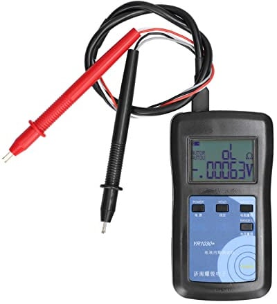 Leepesx YR1030+ Hochgenaues Lithium-Batterie-Innenwiderstands-Prüfgerät Echtes 4-Draht-Batterie-Innenwiderstands-Prüfgerät