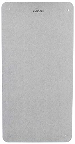 Hand Dryer Splash Back Wall Guard With Evapor8 Technology, 800 x 400mm, Instantly Absorbs And Evaporates Water, Anti-Microbial, Keeps Walls And Floors Dry (Grey)